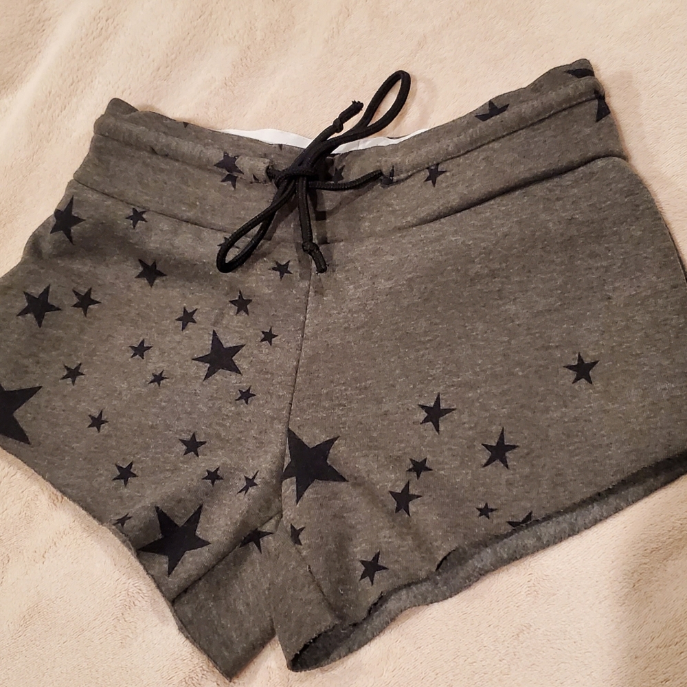 Jo+Jax grey and black star print shorts size XXSA